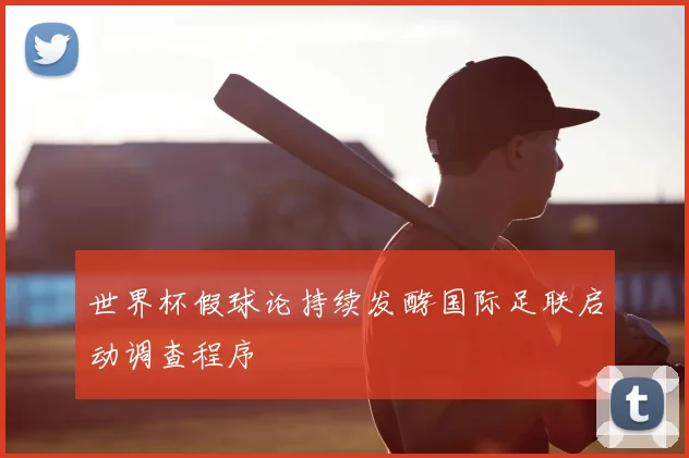 世界杯假球论持续发酵国际足联启动调查程序
