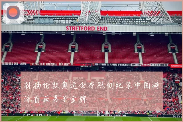 孙杨伦敦奥运会夺冠创纪录中国游泳首获男子金牌